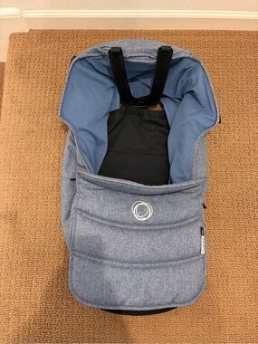 Bugaboo Fox Bassinet Fabric - Blue Melange